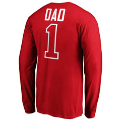 MLB Cincinnati Reds Father's Day #1 Dad Long Sleeve T-Shirt