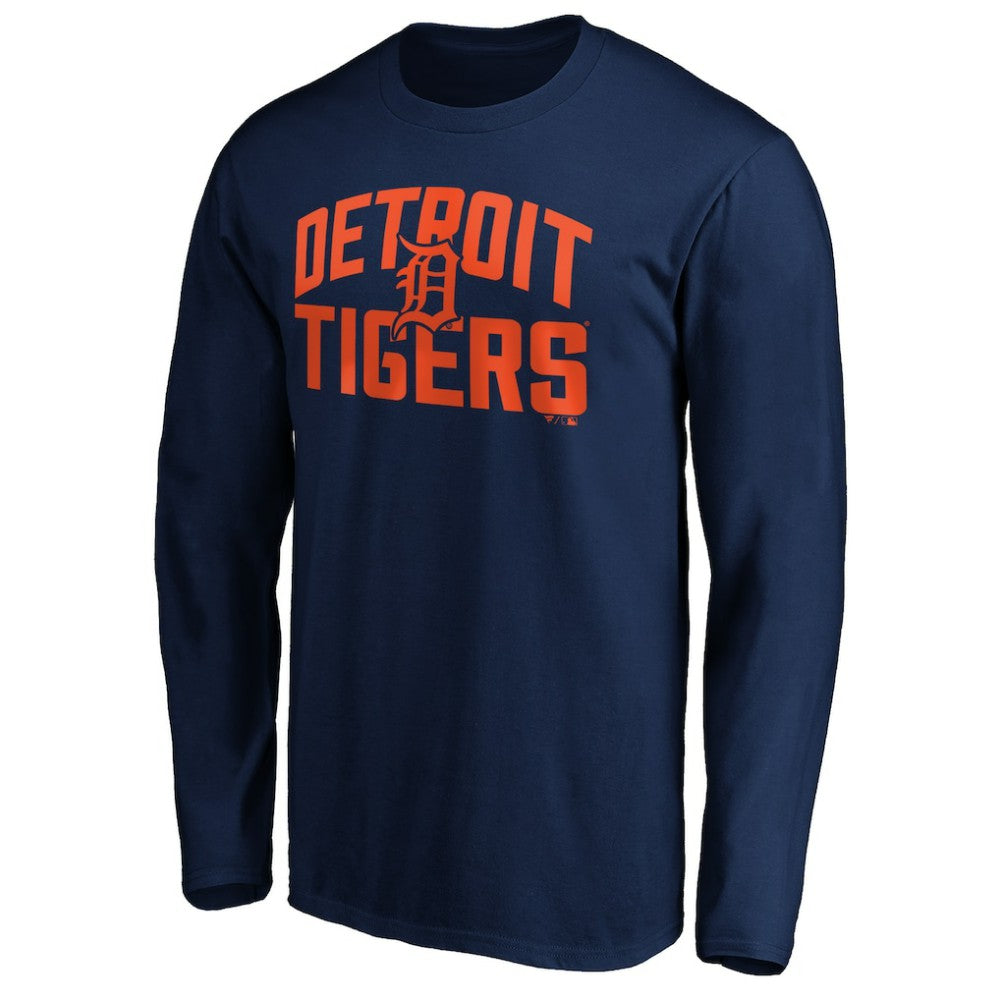 MLB Detroit Tigers Father's Day #1 Dad Long Sleeve T-Shirt