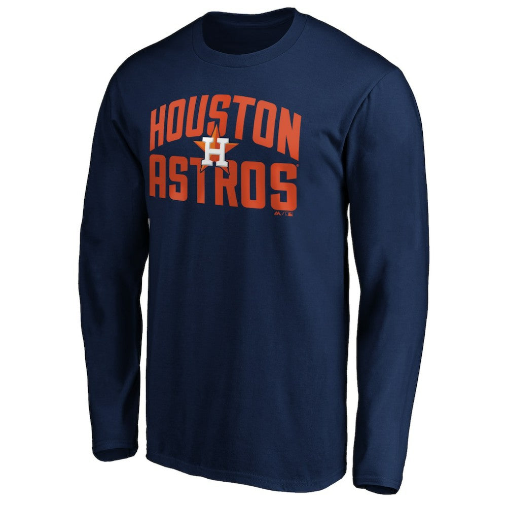 MLB Houston Astros Father's Day #1 Dad Long Sleeve T-Shirt