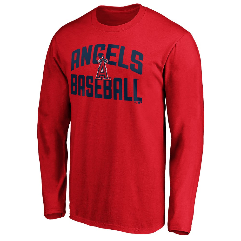 MLB Los Angeles Angels Father's Day #1 Dad Long Sleeve T-Shirt
