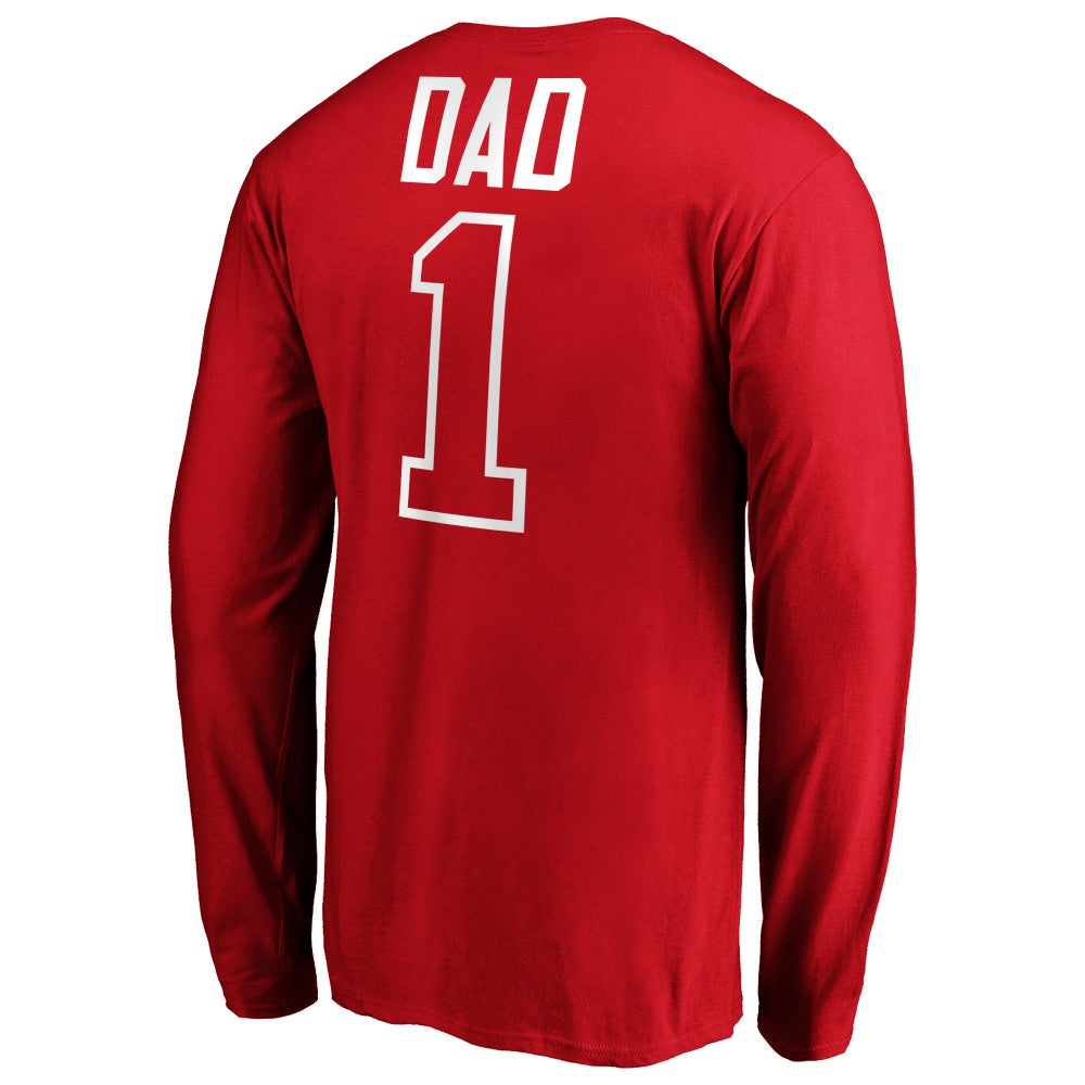 MLB Los Angeles Angels Father's Day #1 Dad Long Sleeve T-Shirt