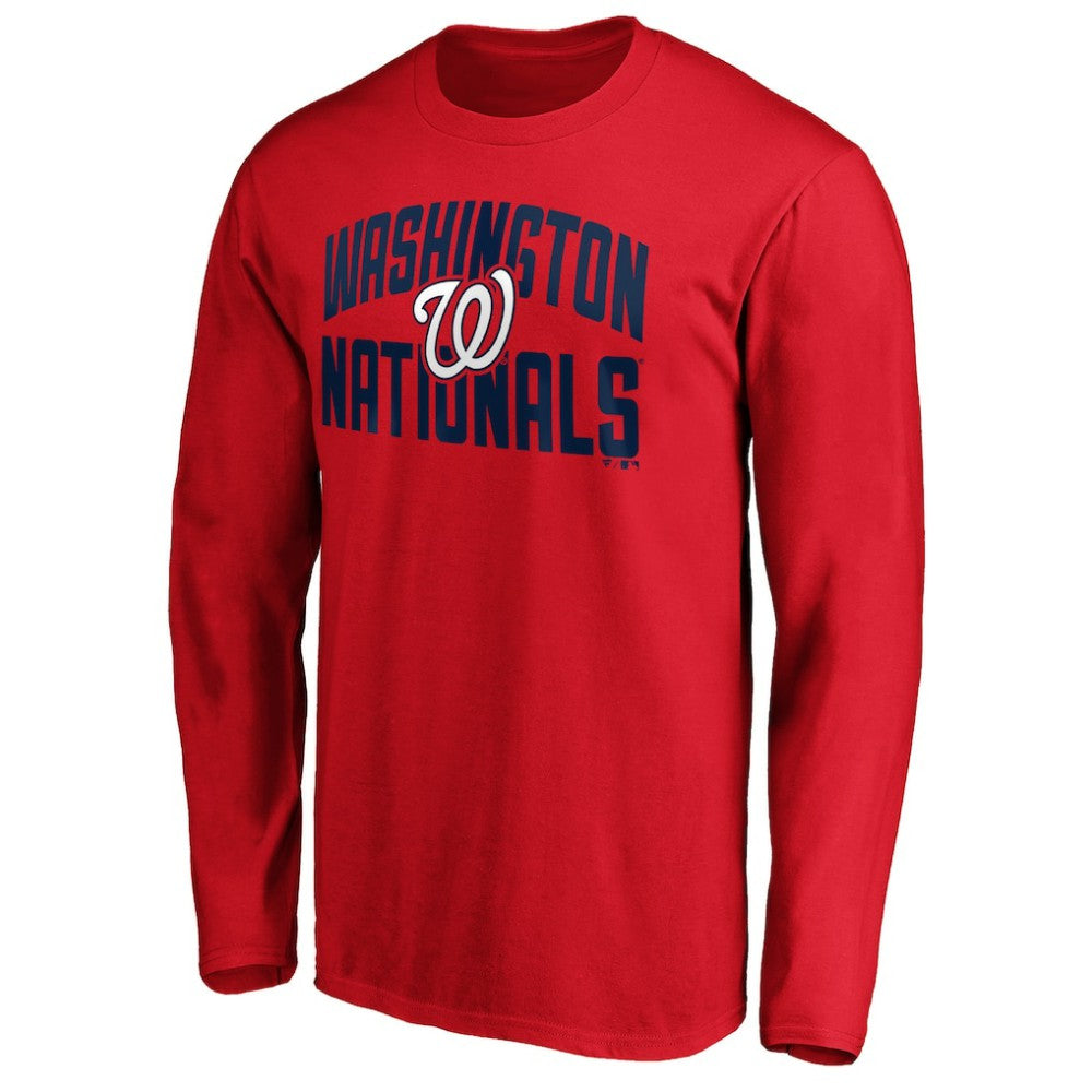 MLB Washington Nationals Father's Day #1 Dad Long Sleeve T-Shirt