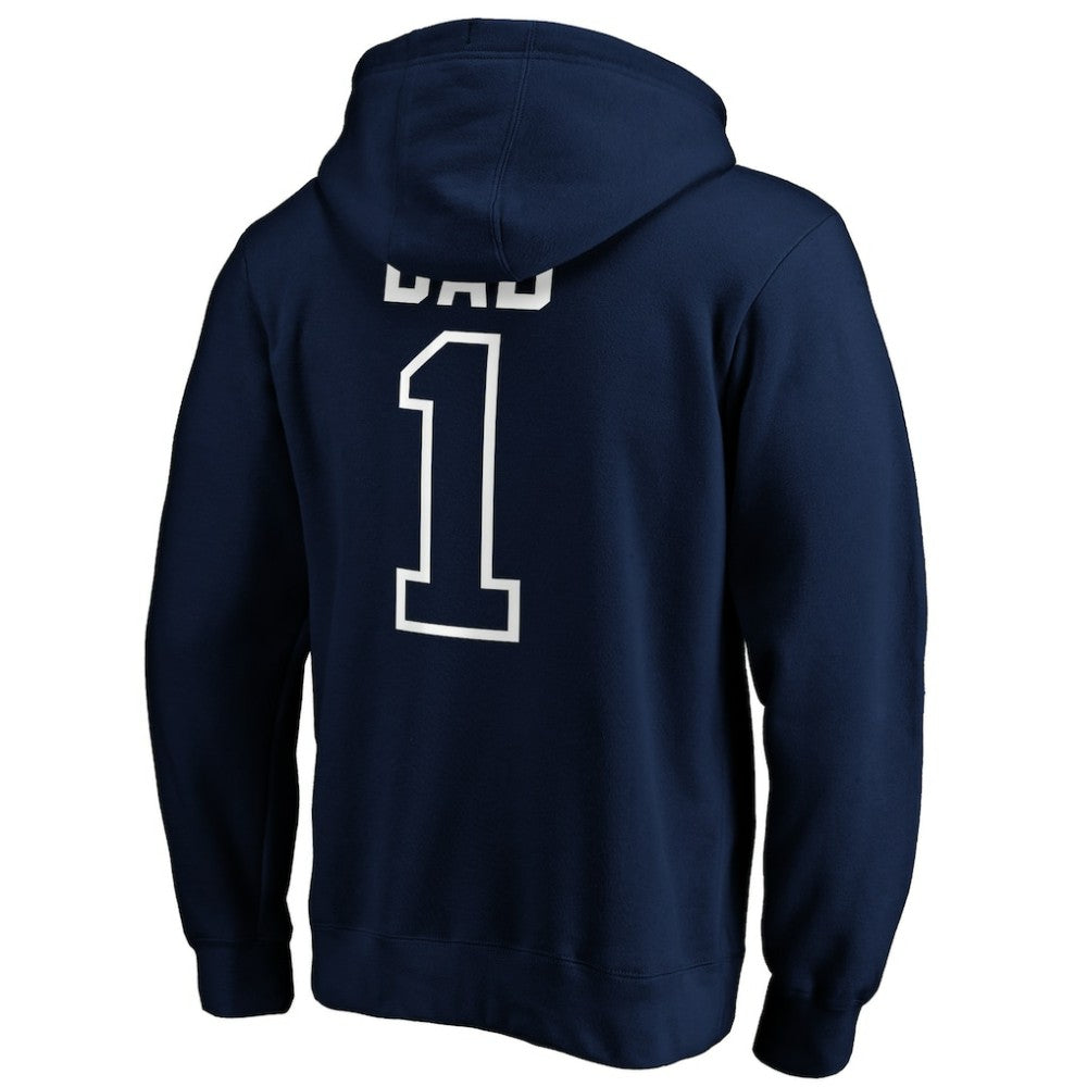 MLB Atlanta Braves Father's Day #1 Dad Pullover Hoodie