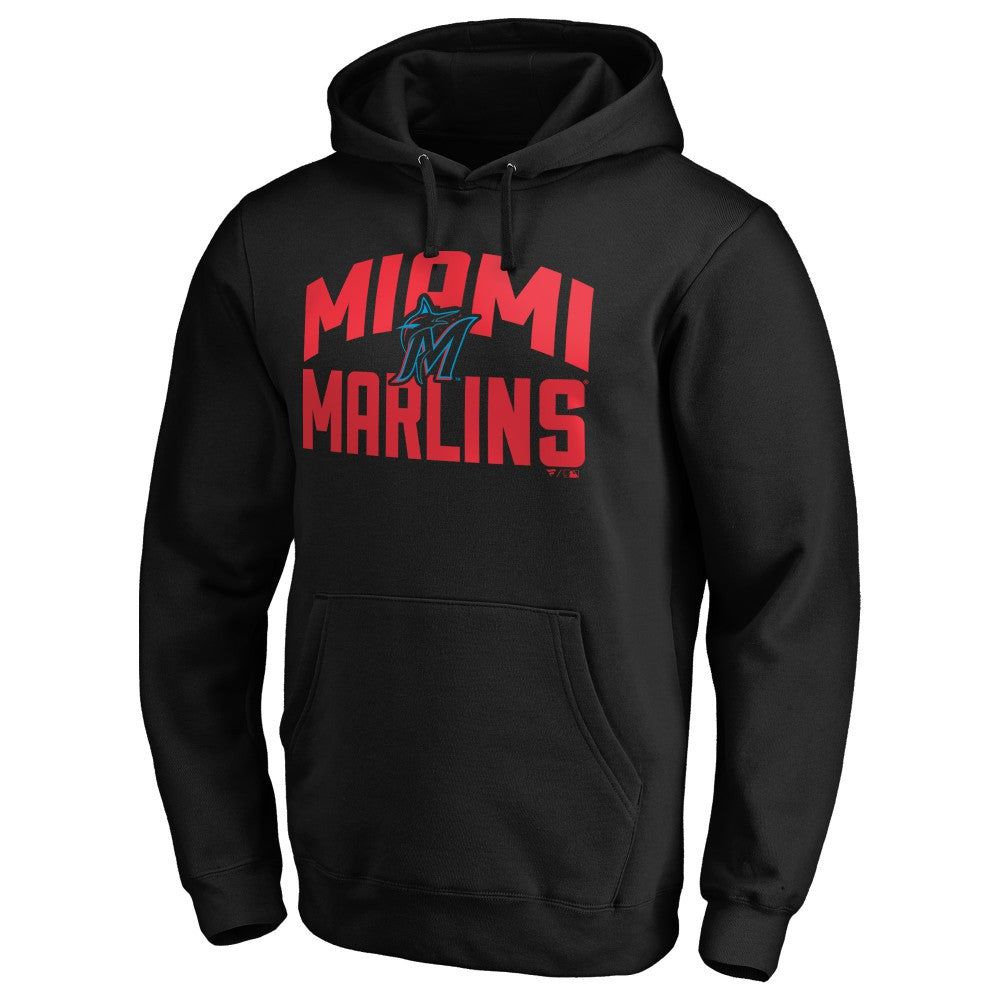 MLB Miami Marlins Father's Day #1 Dad Pullover Hoodie