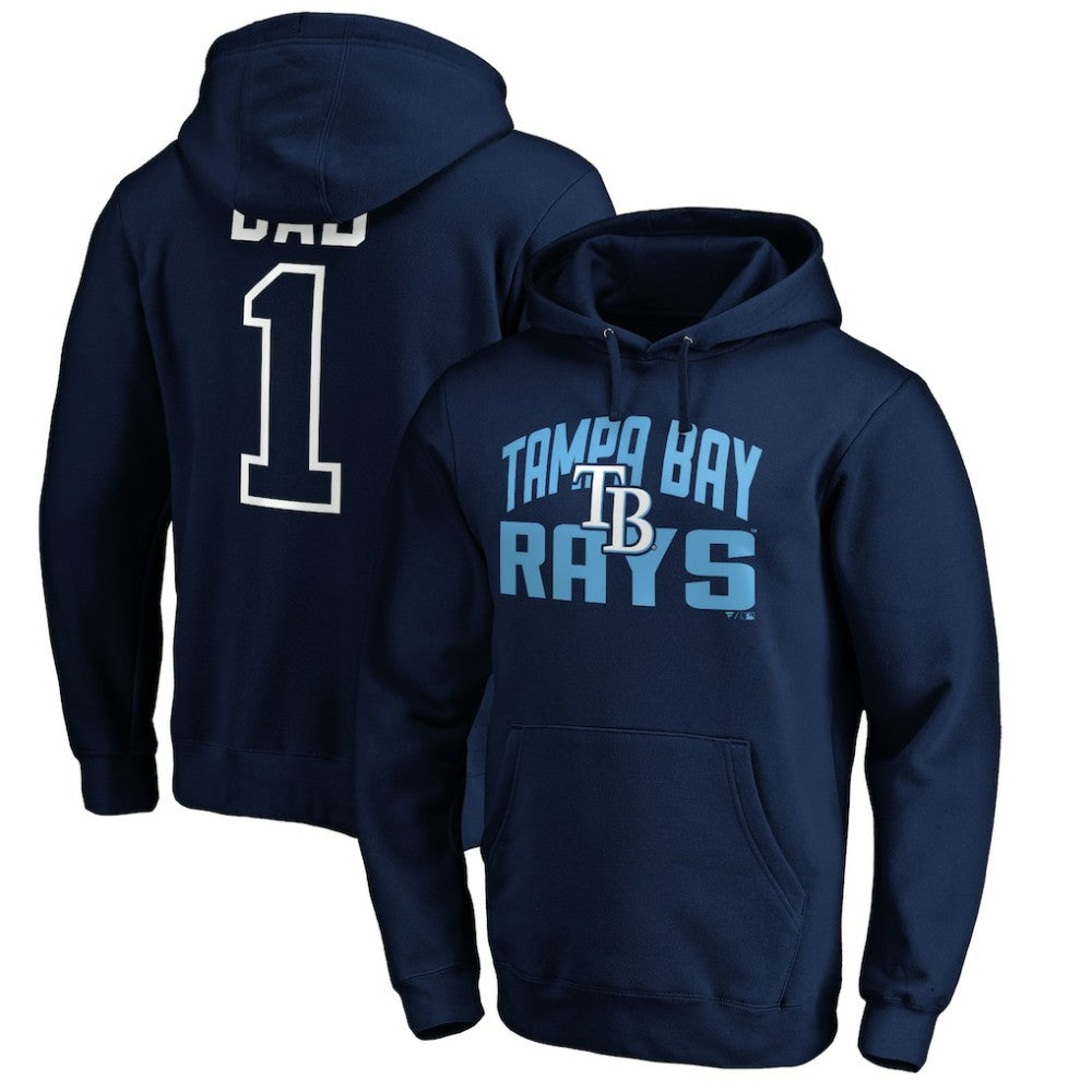 MLB Tampa Bay Rays Father's Day #1 Dad Pullover Hoodie