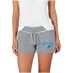 Concepts Sport Women's Mainstream Terry Shorts - Detroit Lions