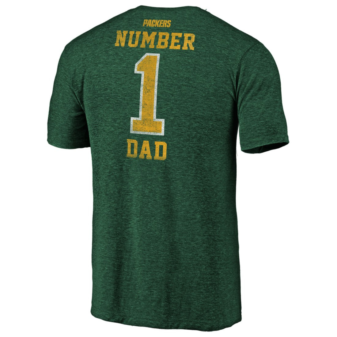 #1 Dad Team Logo T-Shirt - Green Bay Packers