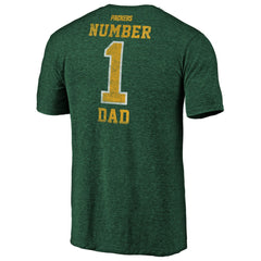 #1 Dad Team Logo T-Shirt - Green Bay Packers