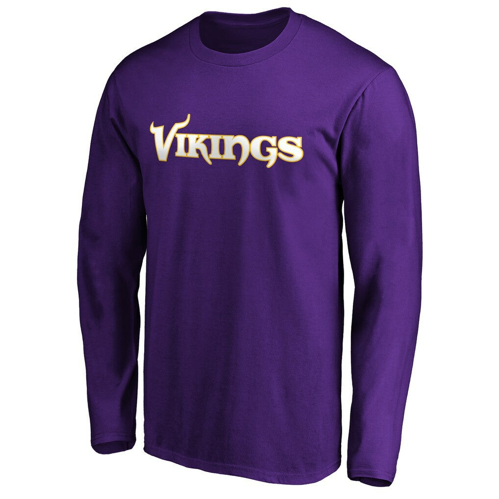 #1 Dad Long Sleeve Team Logo T-Shirt - Minnesota Vikings