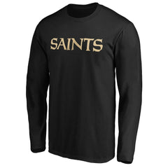 #1 Dad Long Sleeve Team Logo T-Shirt - New Orleans Saints