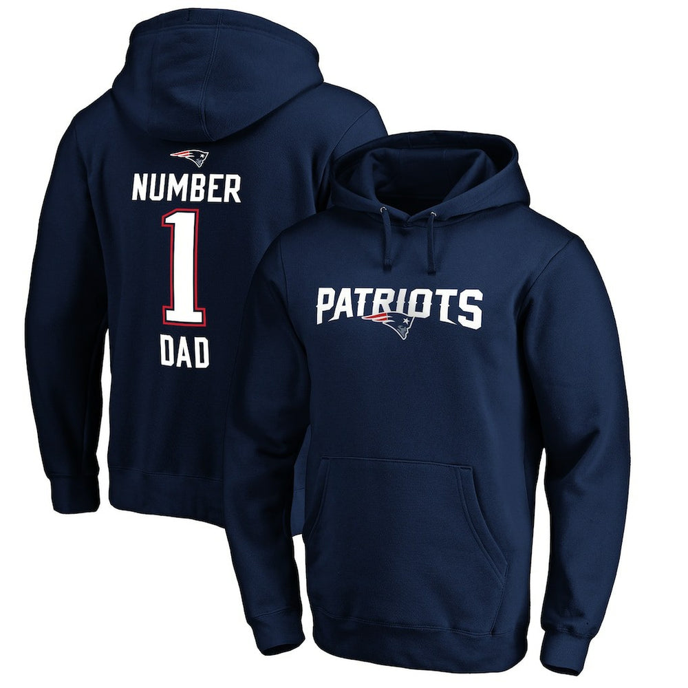 #1 Dad Pullover Hoodie - New England Patriots