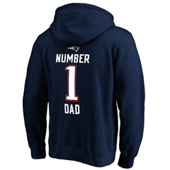 #1 Dad Pullover Hoodie - New England Patriots
