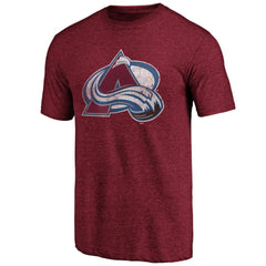 NHL Burgundy Colorado Avalanche Greatest Dad Tri-Blend T-Shirt