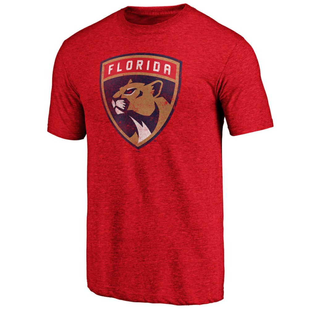 NHL Red Florida Panthers Greatest Dad Tri-Blend T-Shirt