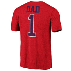 NHL Red Montreal Canadiens Greatest Dad Tri-Blend T-Shirt