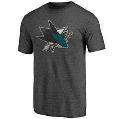 NHL Charcoal San Jose Sharks Greatest Dad Tri-Blend T-Shirt