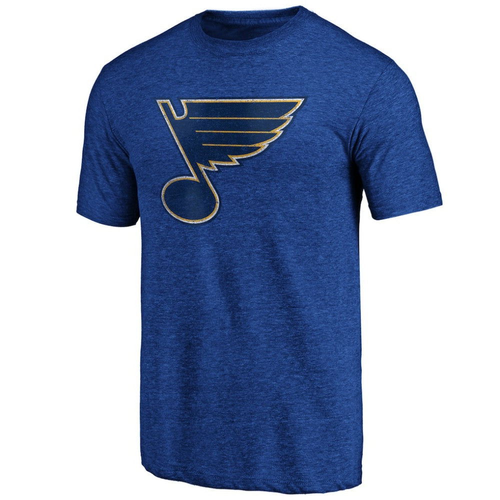 NHL Blue St. Louis Blues Greatest Dad Tri-Blend T-Shirt
