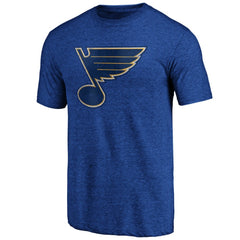 NHL Blue St. Louis Blues Greatest Dad Tri-Blend T-Shirt