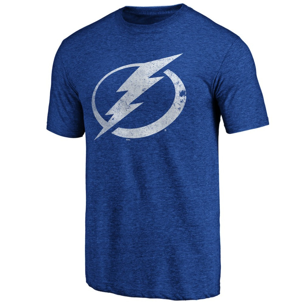 NHL Blue Tampa Bay Lightning Greatest Dad Tri-Blend T-Shirt