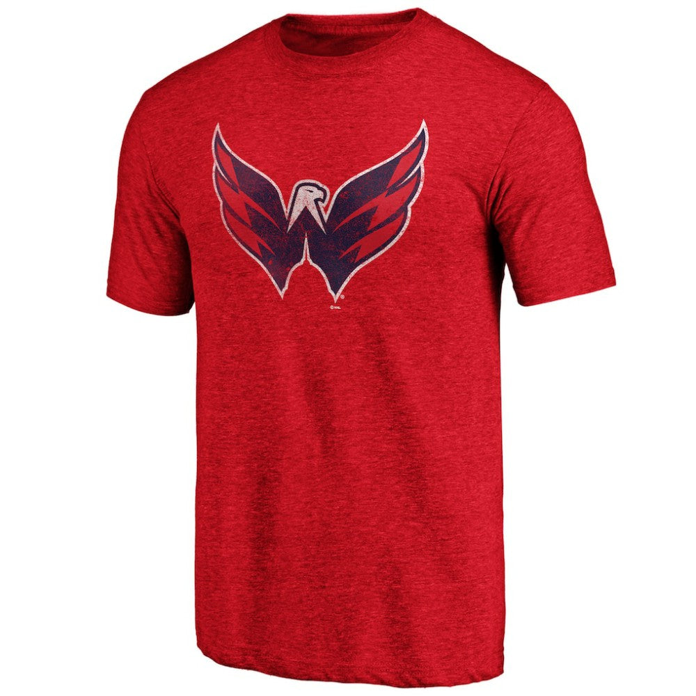 NHL Red Washington Capitals Greatest Dad Tri-Blend T-Shirt