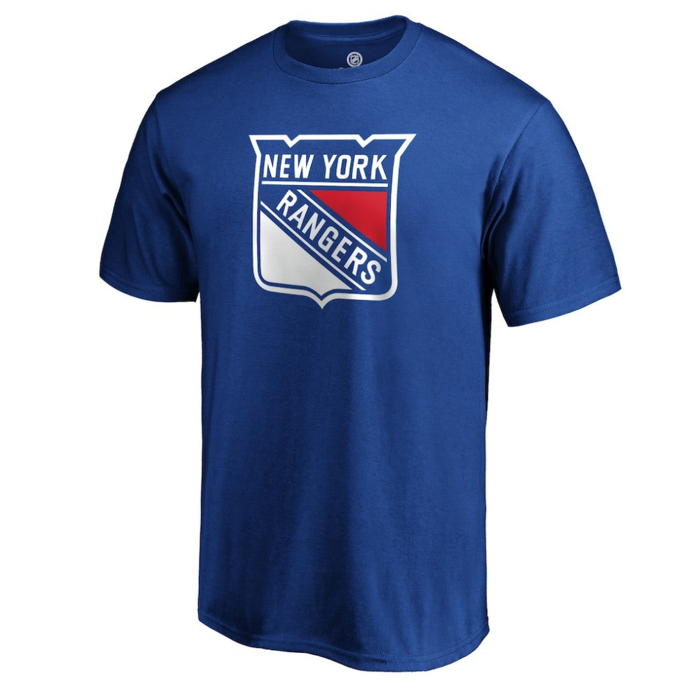 NHL Blue New York Rangers #1 Dad Logo T-Shirt