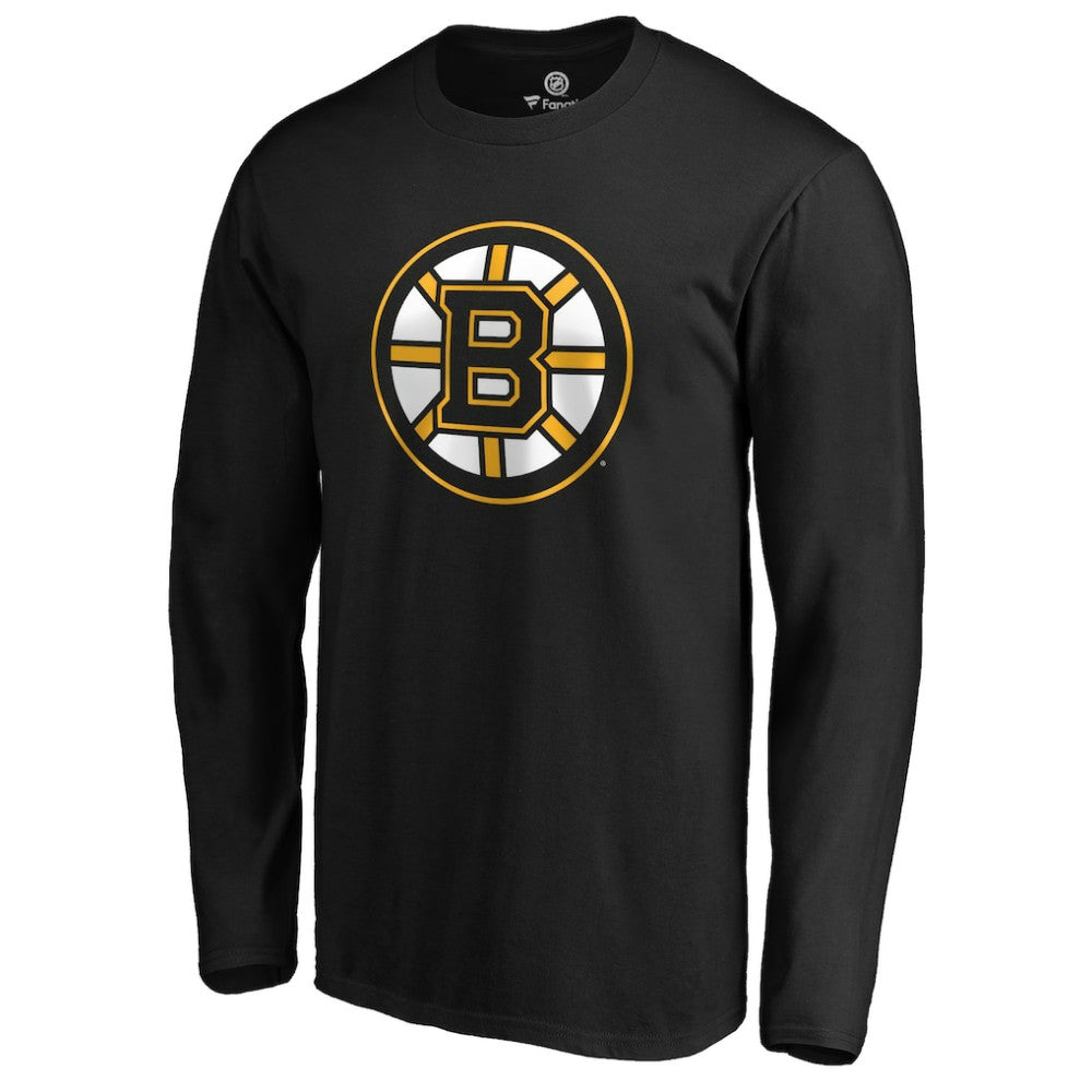 NHL Black Boston Bruins #1 Dad Long Sleeve T-Shirt