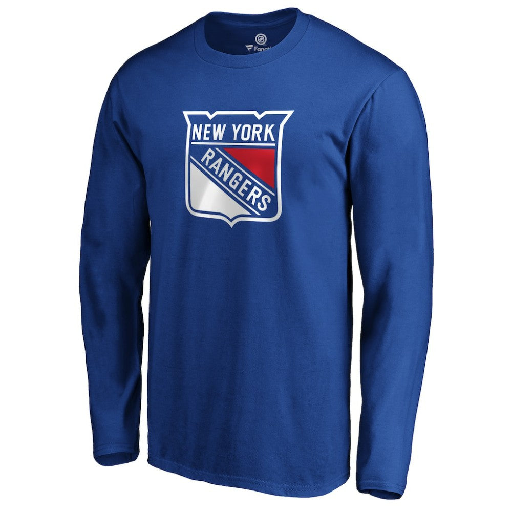 NHL Blue New York Rangers #1 Dad Long Sleeve T-Shirt