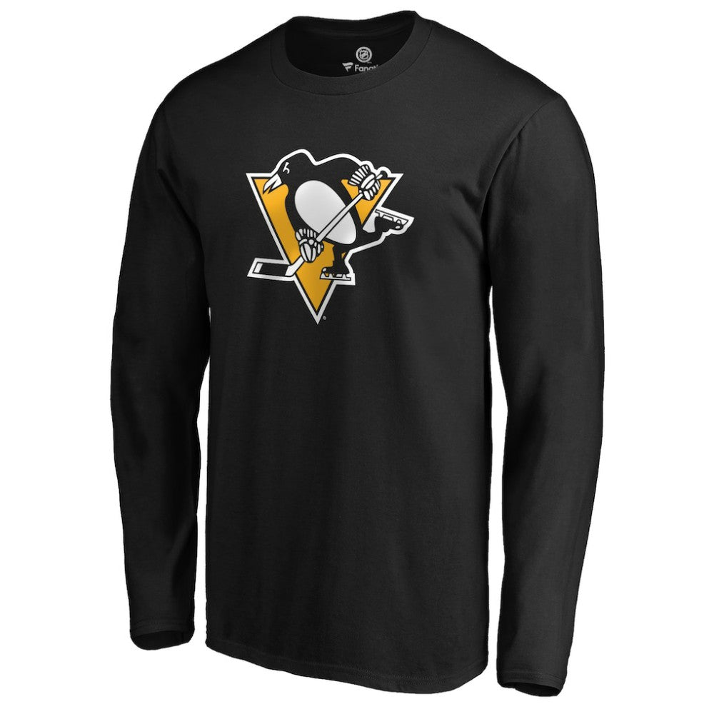 NHL Black Pittsburgh Penguins #1 Dad Long Sleeve T-Shirt