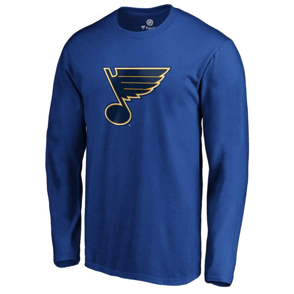 NHL Blue St. Louis Blues #1 Dad Long Sleeve T-Shirt