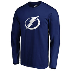 NHL Blue Tampa Bay Lightning #1 Dad Long Sleeve T-Shirt
