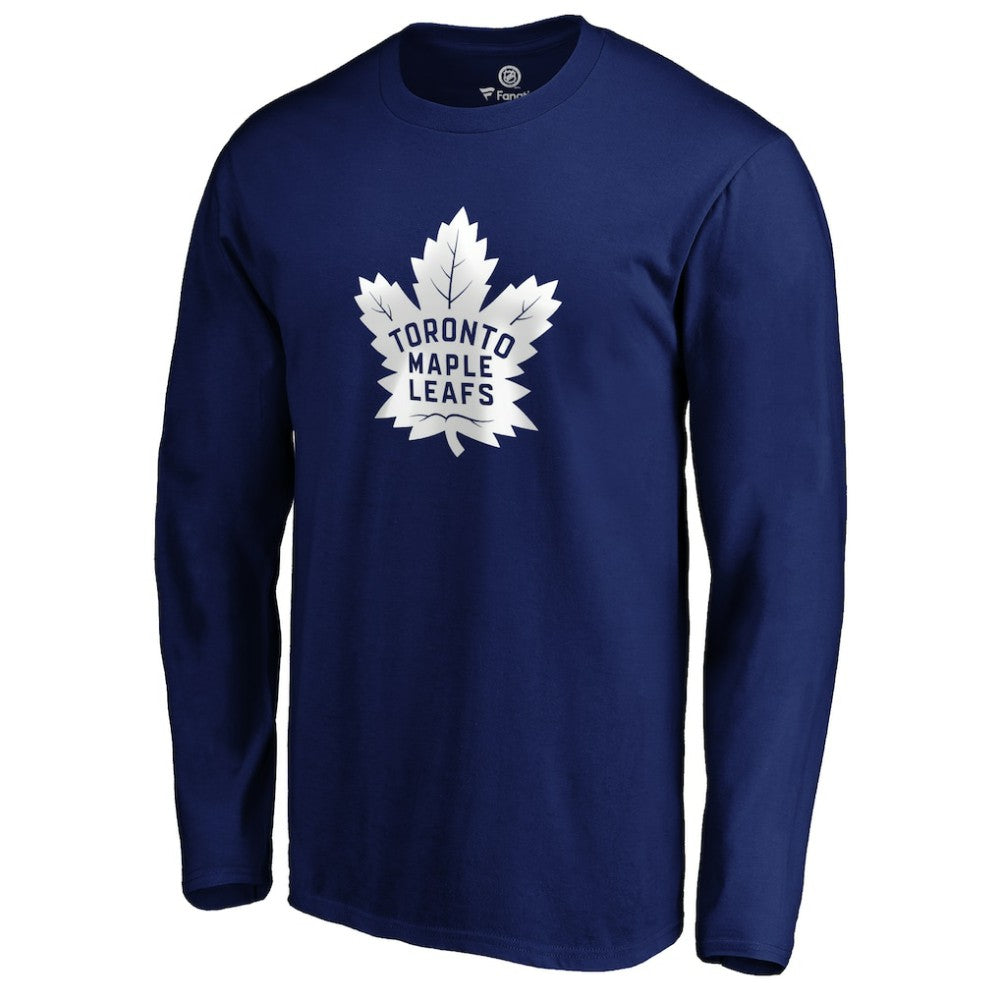 NHL Blue Toronto Maple Leafs #1 Dad Long Sleeve T-Shirt