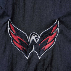 NHL Navy Washington Capitals Girls Youth Fan Gear Sherpa Full-Zip Jacket
