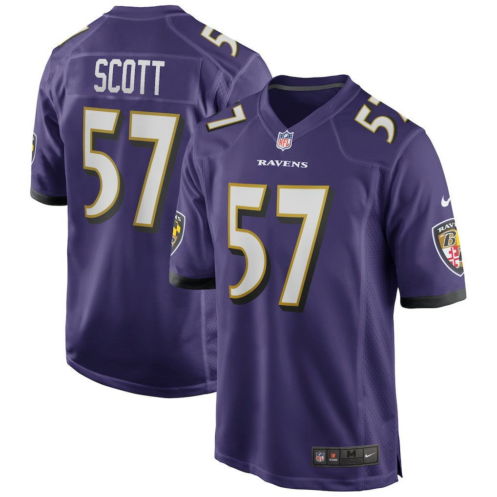 Bart Scott  Game Retired Player Jersey - Baltimore Ravens