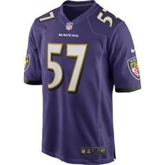 Bart Scott  Game Retired Player Jersey - Baltimore Ravens