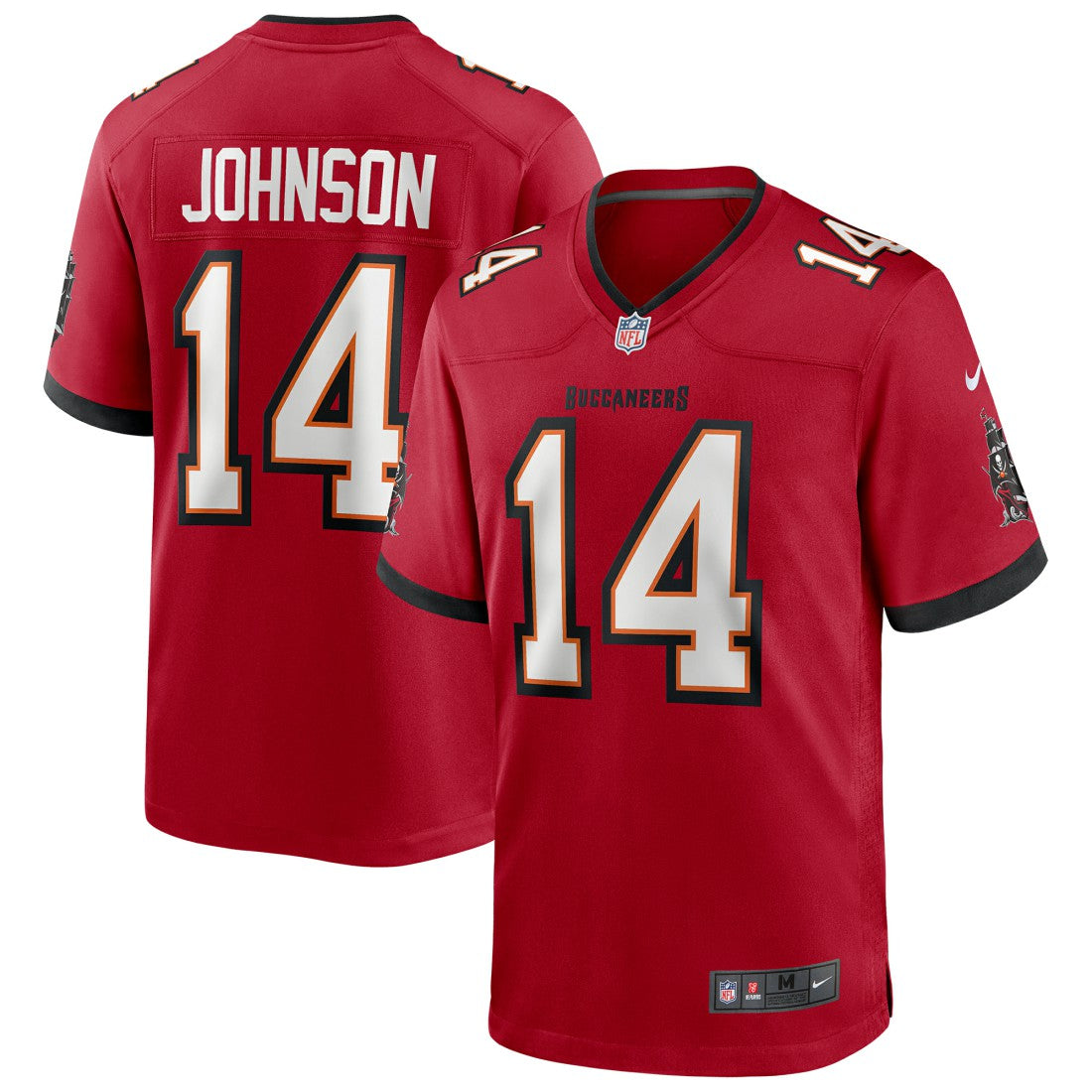 Brad Johnson  Game Retired Player Jersey - Tampa Bay Buccaneers