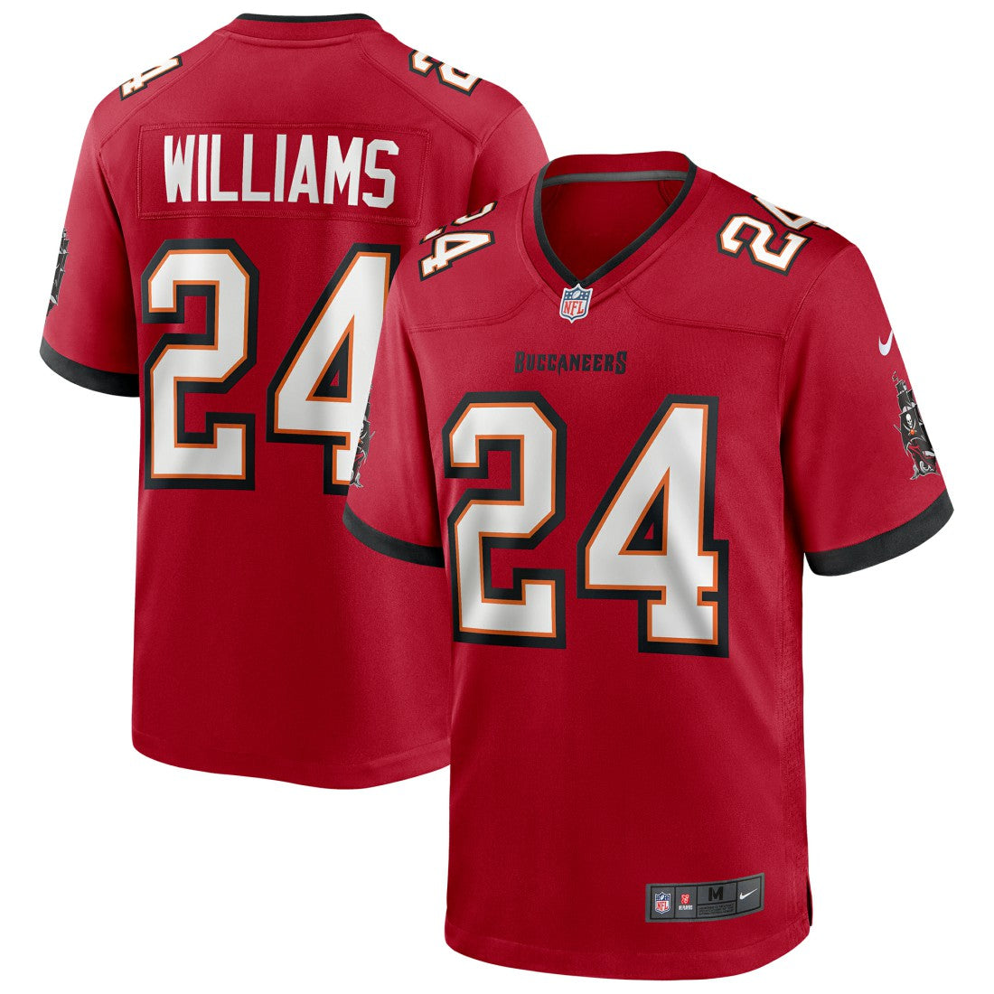 Cadillac Williams  Game Retired Player Jersey - Tampa Bay Buccaneers