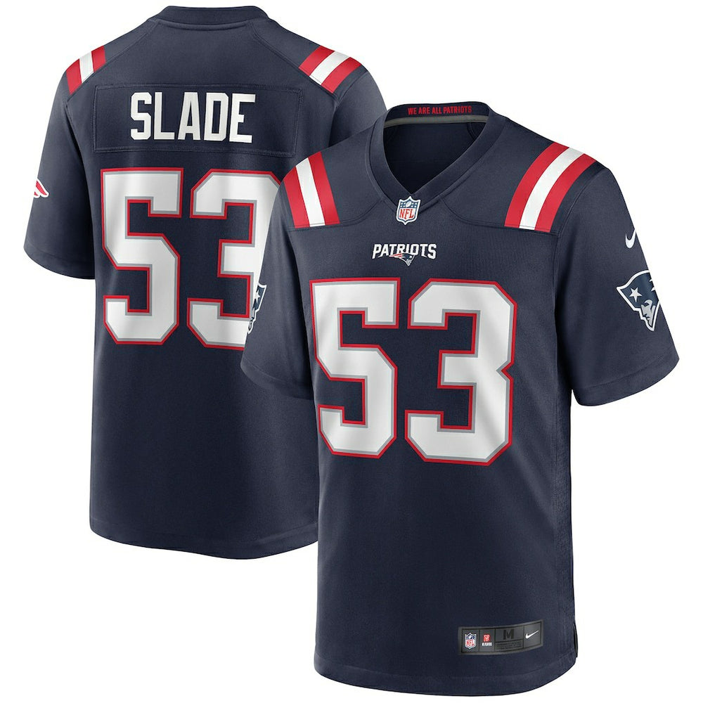 Chris Slade  Game Retired Player Jersey - New England Patriots