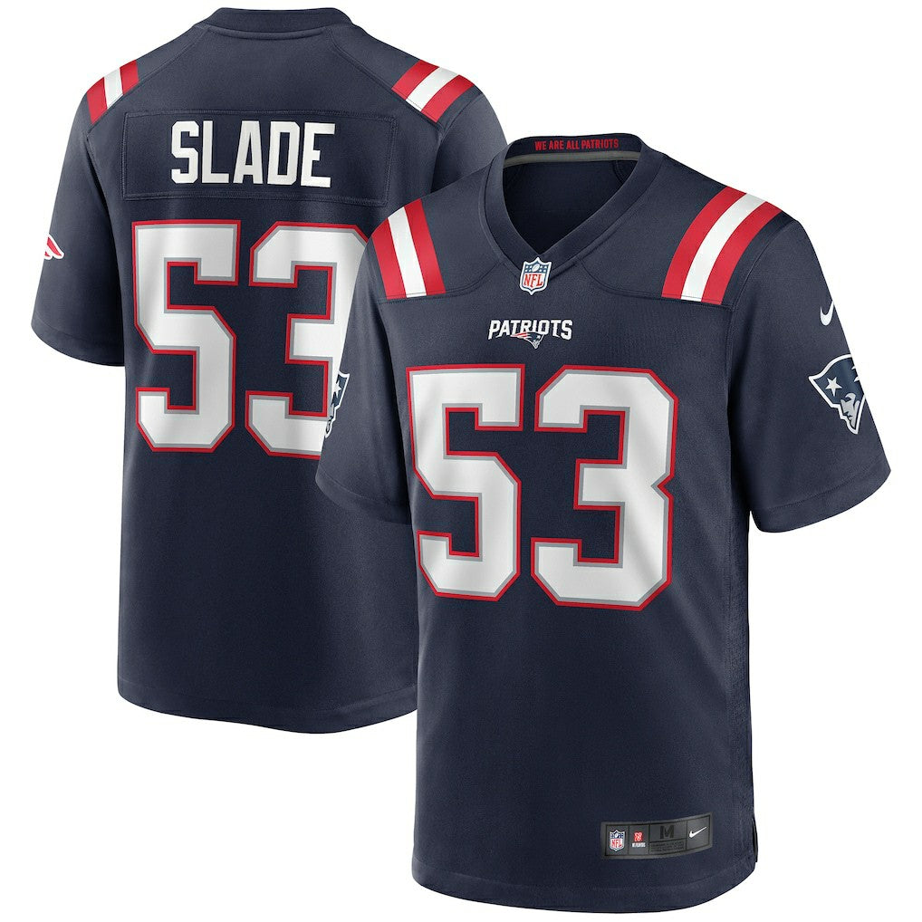 Chris Slade  Game Retired Player Jersey - New England Patriots