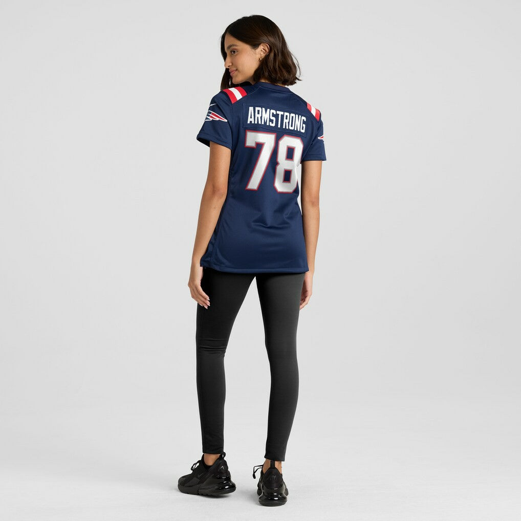Bruce Armstrong  Women's Game Retired Player Jersey - New England Patriots