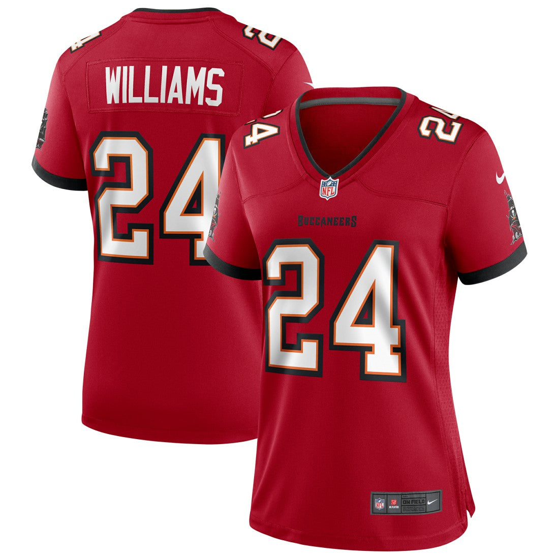 Cadillac Williams  Women's Game Retired Player Jersey - Tampa Bay Buccaneers