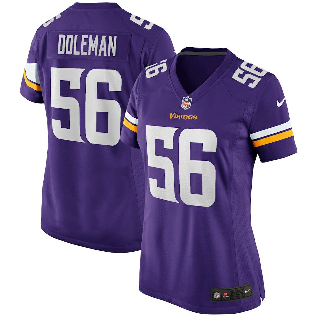 Chris Doleman  Women's Game Retired Player Jersey - Minnesota Vikings