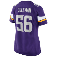 Chris Doleman  Women's Game Retired Player Jersey - Minnesota Vikings