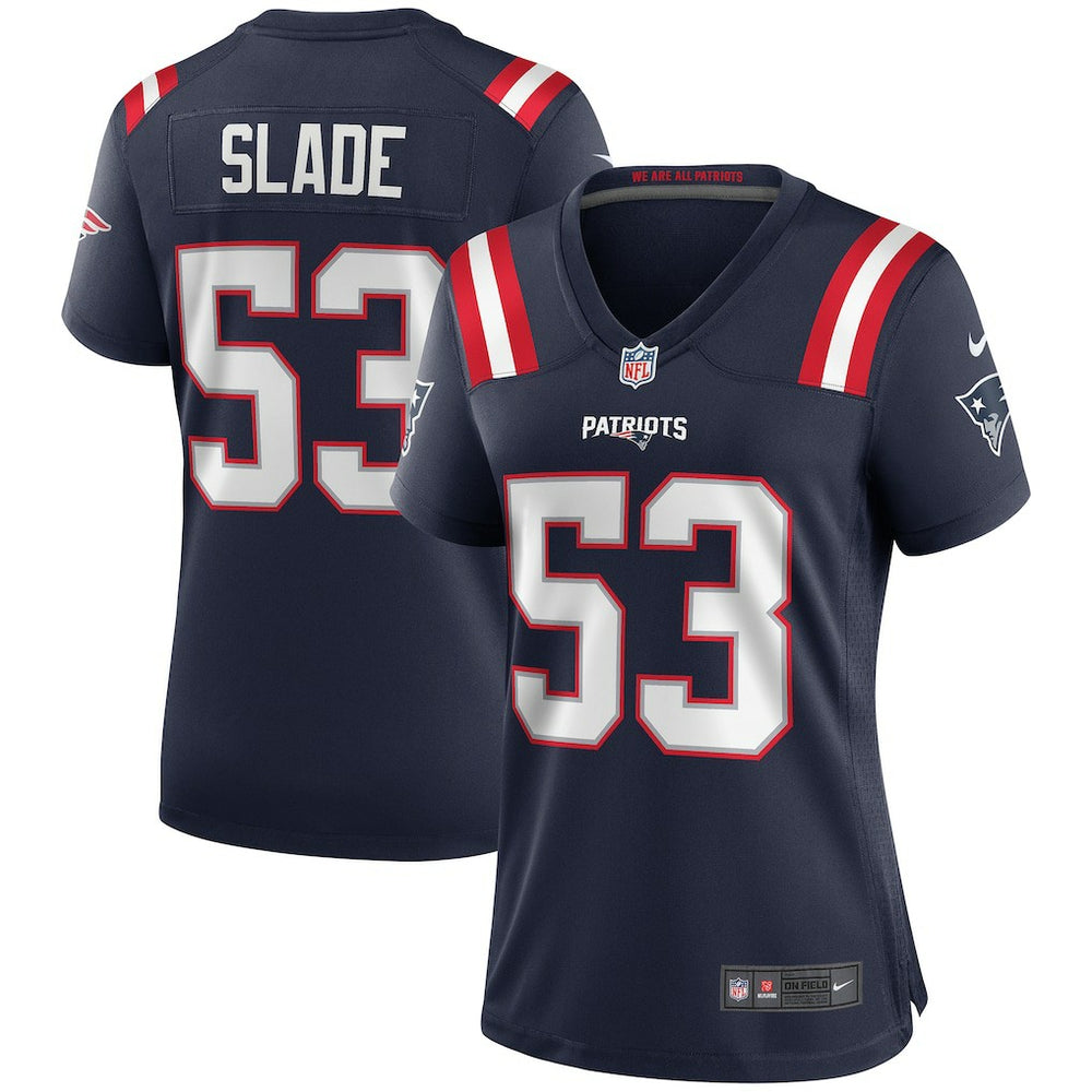 Chris Slade  Women's Game Retired Player Jersey - New England Patriots