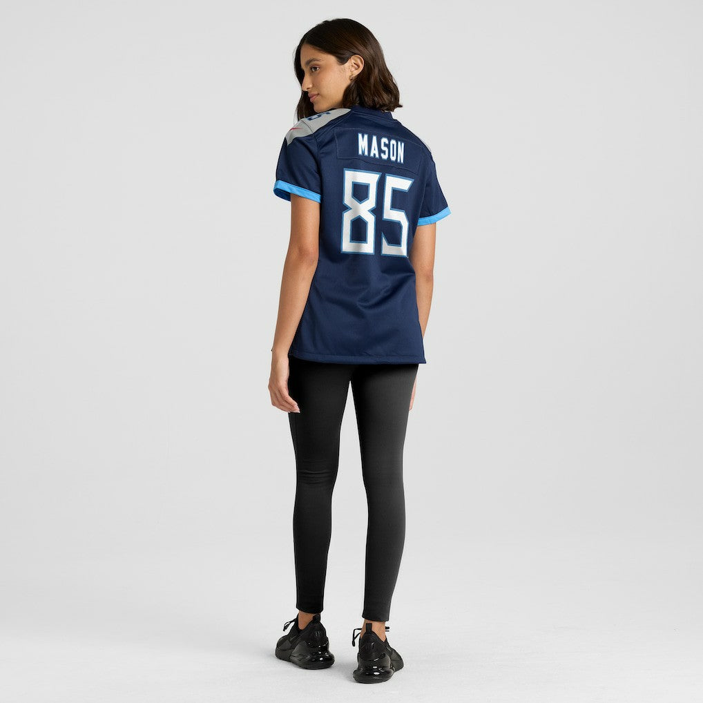 Derrick Mason  Women's Game Retired Player Jersey - Tennessee Titans