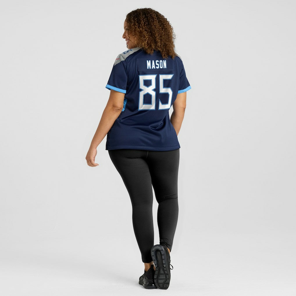 Derrick Mason  Women's Game Retired Player Jersey - Tennessee Titans