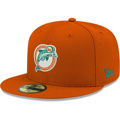 Omaha Throwback 59FIFTY Fitted Hat - Miami Dolphins