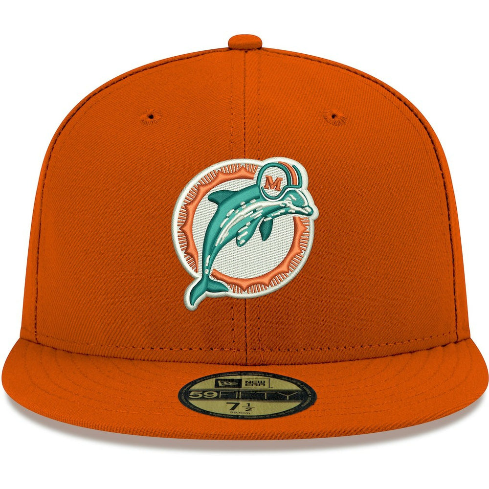 Omaha Throwback 59FIFTY Fitted Hat - Miami Dolphins