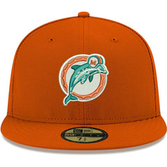 Omaha Throwback 59FIFTY Fitted Hat - Miami Dolphins