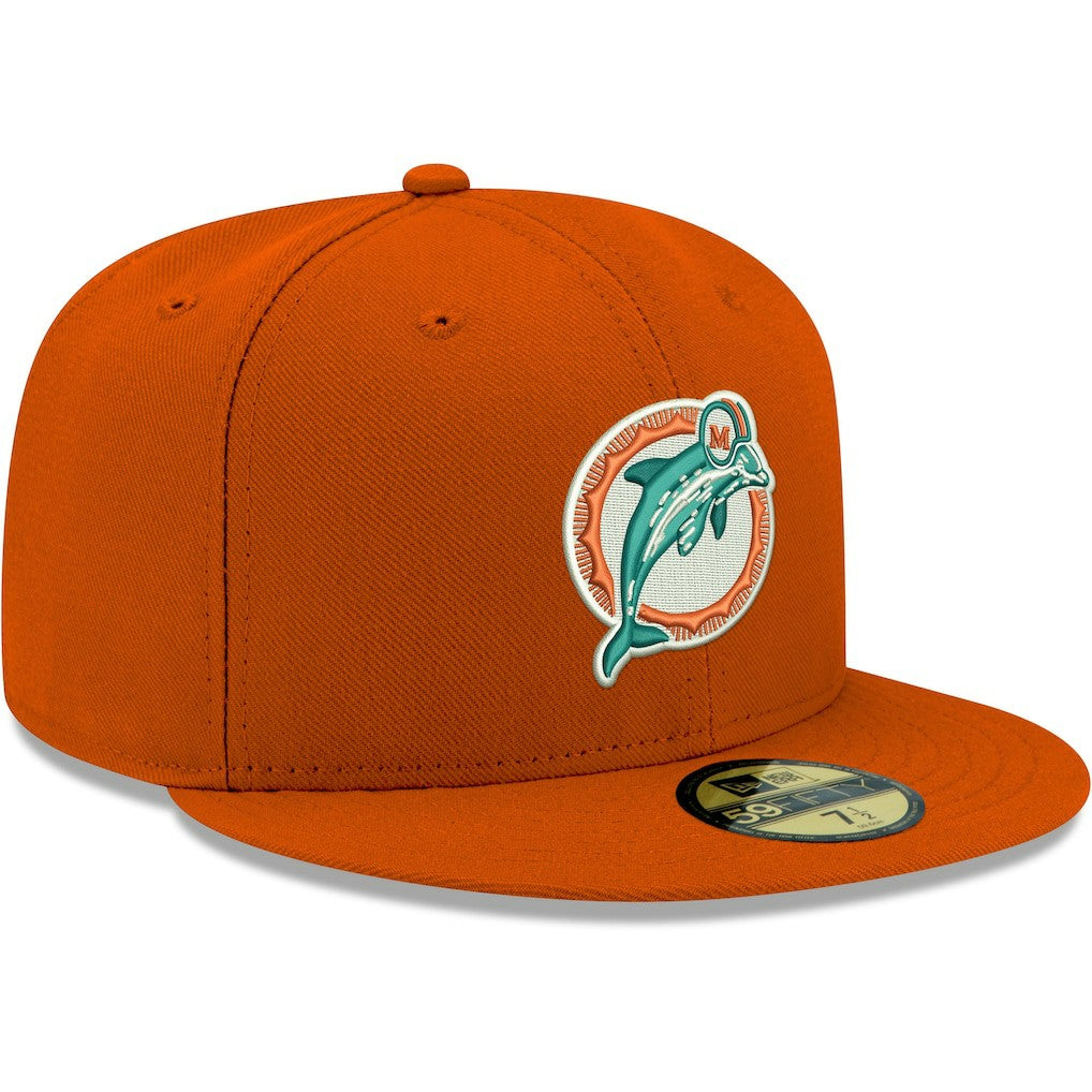 Omaha Throwback 59FIFTY Fitted Hat - Miami Dolphins
