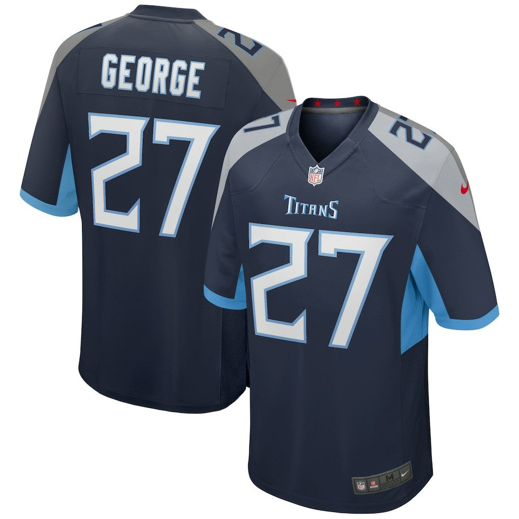 Eddie George  Game Retired Player Jersey - Tennessee Titans